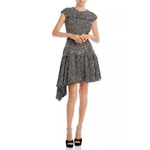 NWT Jason Wu Collection Boucle Textured Asymmetrical Hem Dress Size 8 $1,695